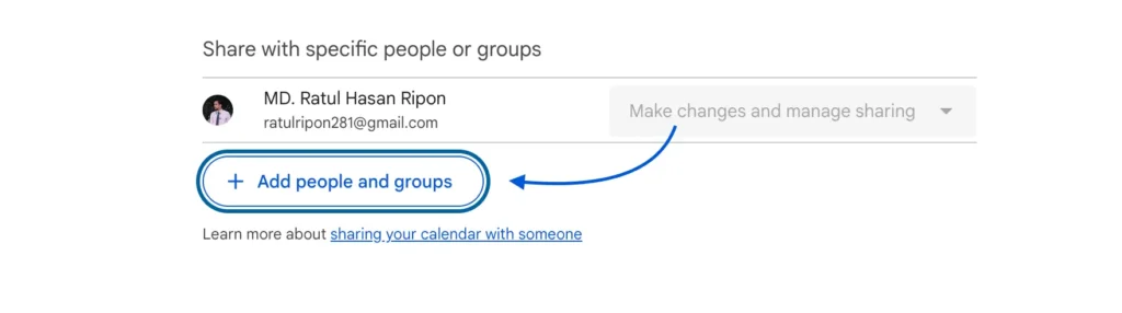 add people and groups to your google calendar